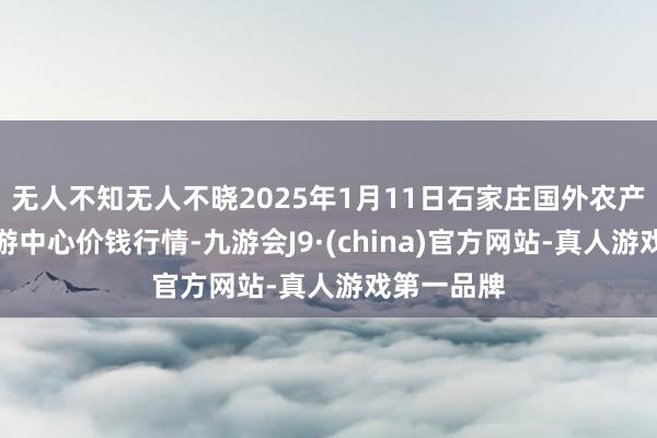 无人不知无人不晓2025年1月11日石家庄国外农产物批发交游中心价钱行情-九游会J9·(china)官方网站-真人游戏第一品牌